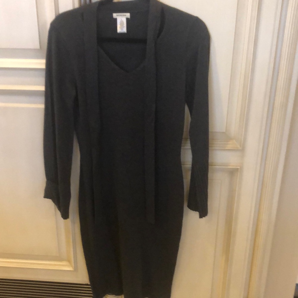 Gray sweater dress size small